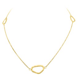 Χρυσό χειροποίητο κολιέ Κ14